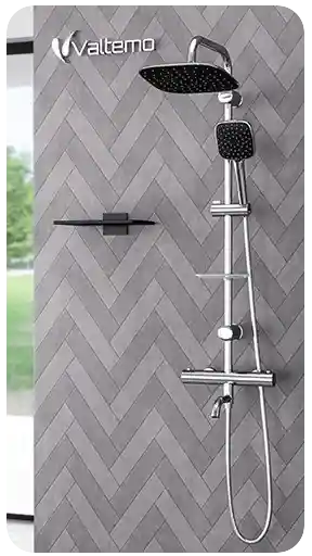 E-ticaret ve reklamcılık için fotogerçekçi shower sets