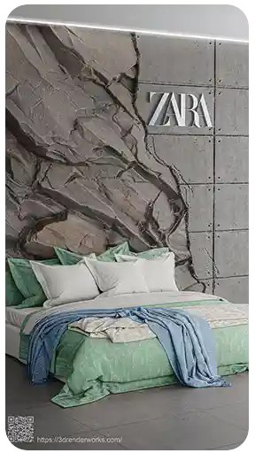 E-ticaret ve reklamcılık için fotogerçek showroom tasarım